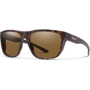 NWT SMITH Barra Sunglasses Matte Tortoise Brown ChromaPop Polarized Men Women